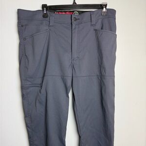 Wrangler Men's ATG Cargo Pants in Gray 30” Length Cliffside Utility Pant